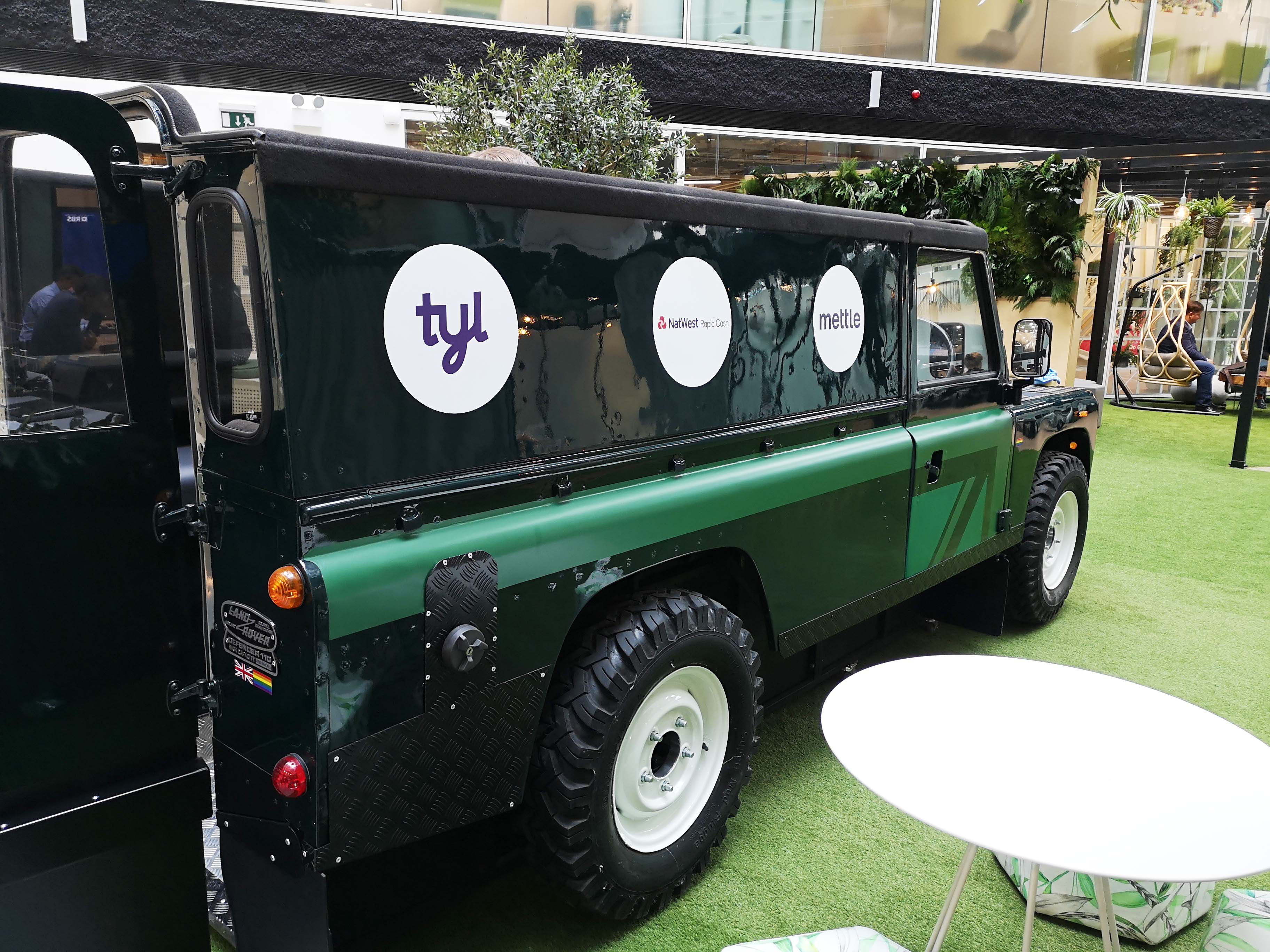 Land Rover Branding at Natwest London