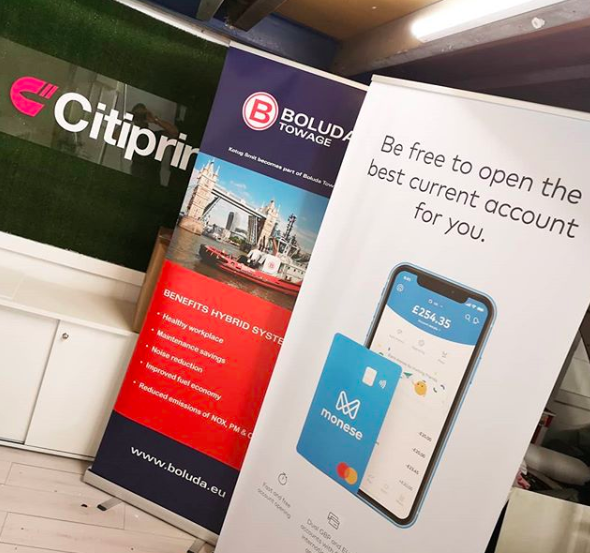 Same Day Pop-up Banner Printing London Excel Exhibition exhibitor